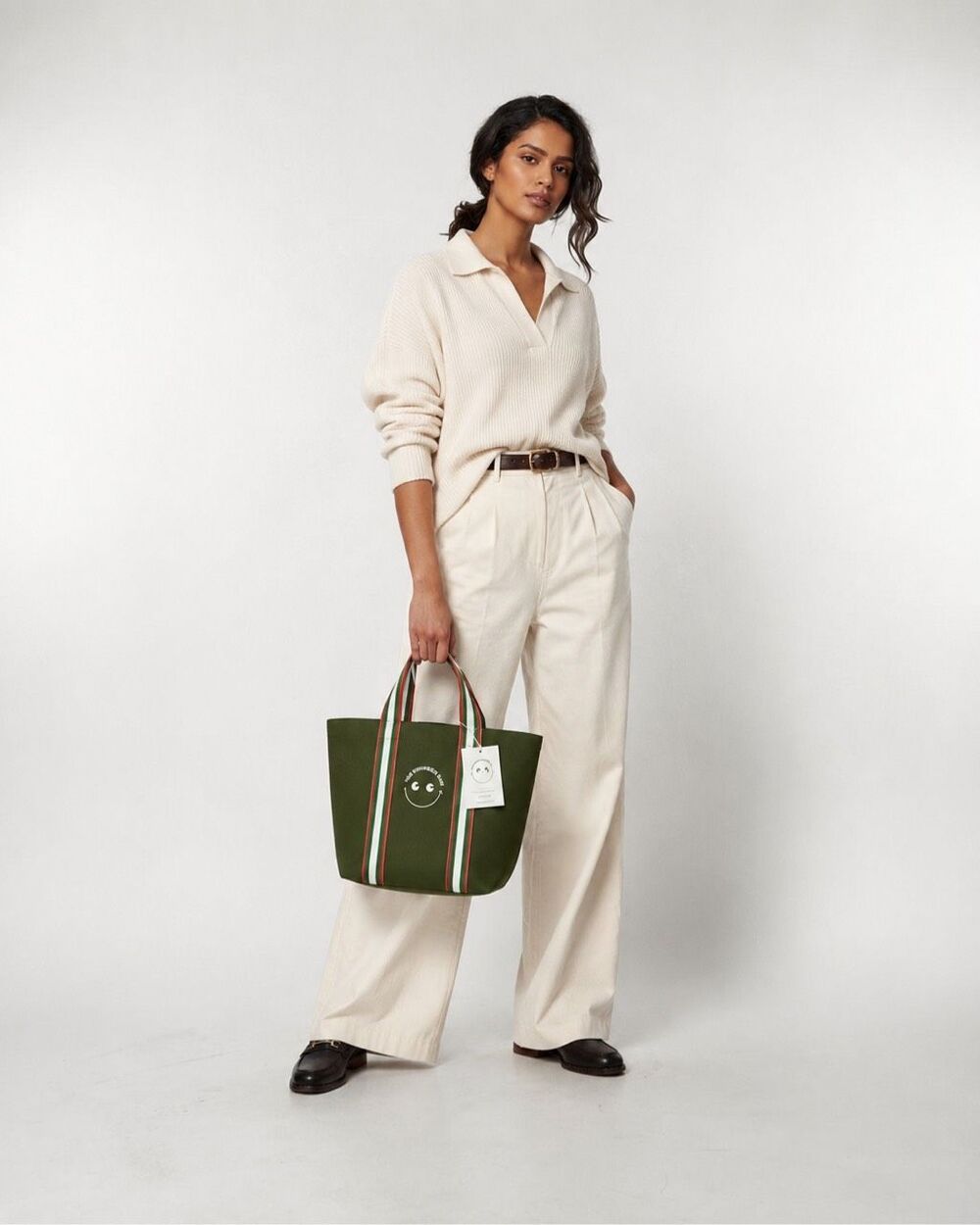 Anya Hindmarch Universal Bag Small Green City’Super Reusable Tote NWT HK Exclus.
